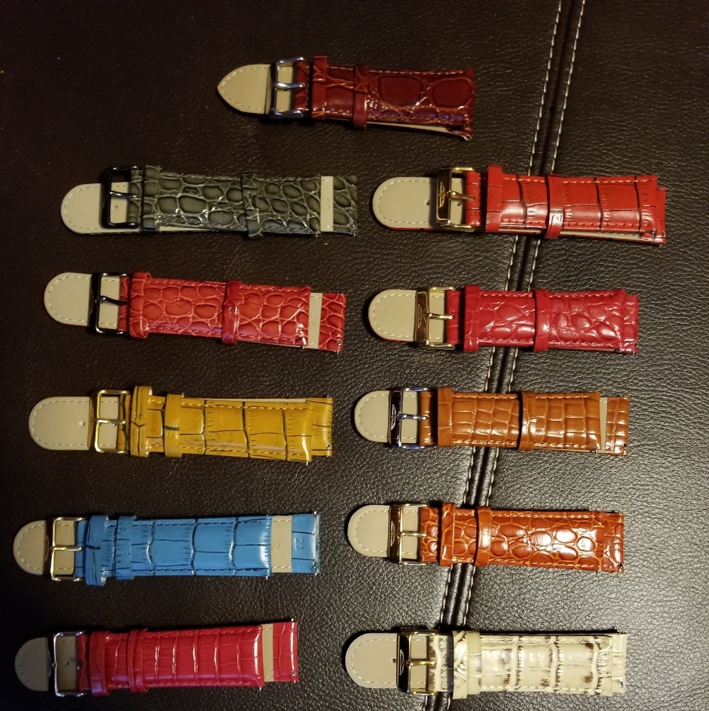 Invicta 26mm leather watch bands